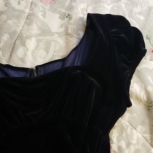 Velvet Empire Waist Dress